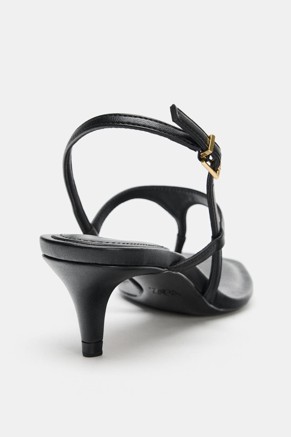 БОСОНОЖКИ С РЕМЕШКАМИ ИЗ КОЖИ