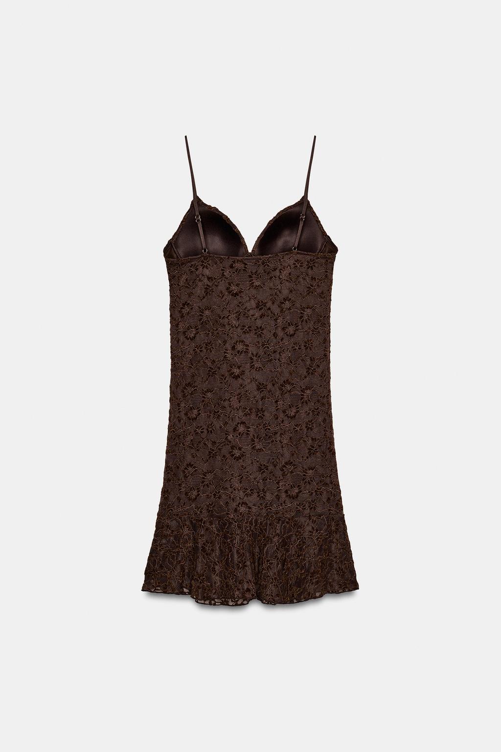 КОРОТКОЕ КРУЖЕВНОЕ ПЛАТЬЕ