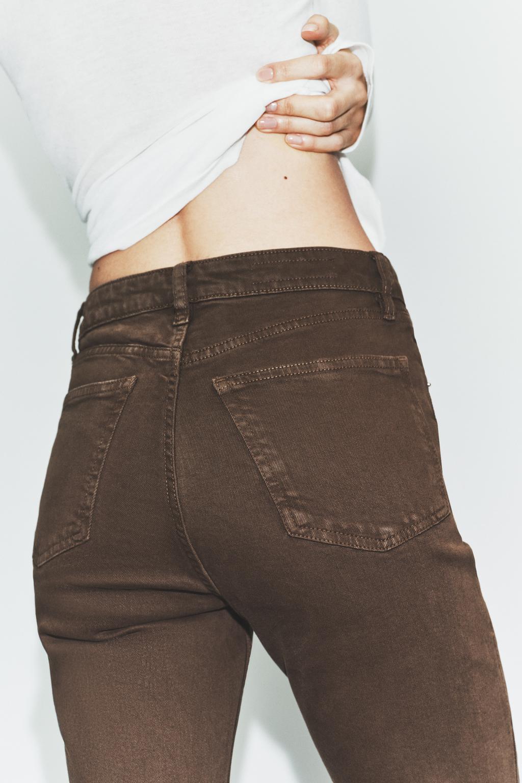 ДЖИНСЫ TRF CROPPED FLARE С ВЫСОКОЙ ПОСАДКОЙ