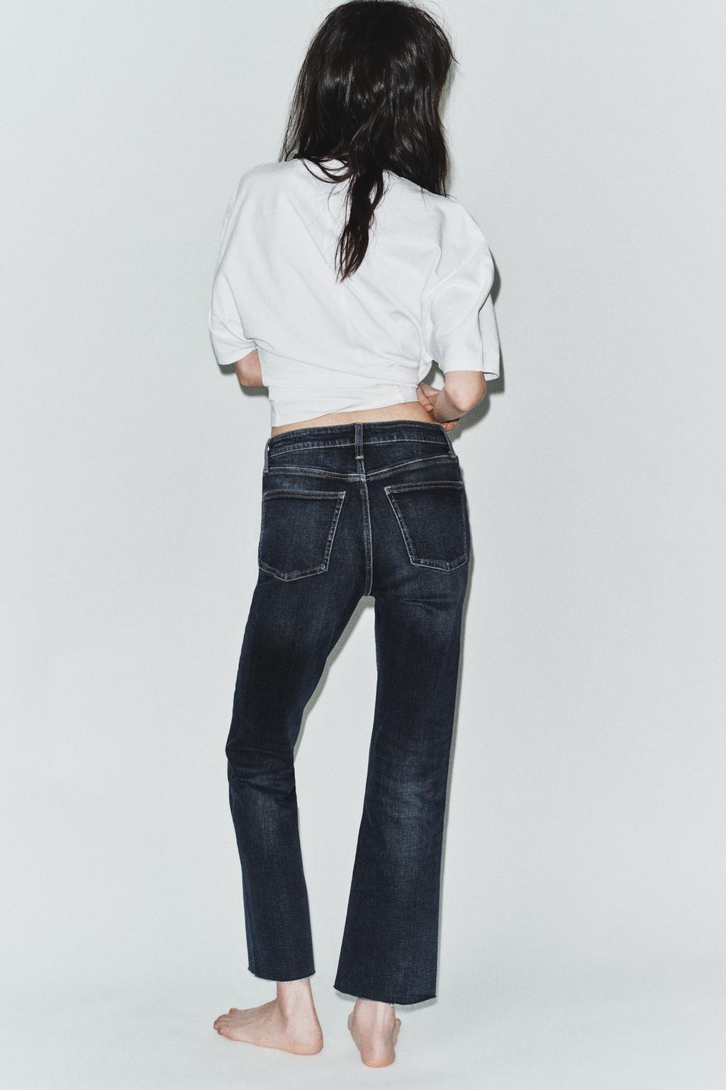 ДЖИНСЫ TRF CROPPED FLARE С ВЫСОКОЙ ПОСАДКОЙ