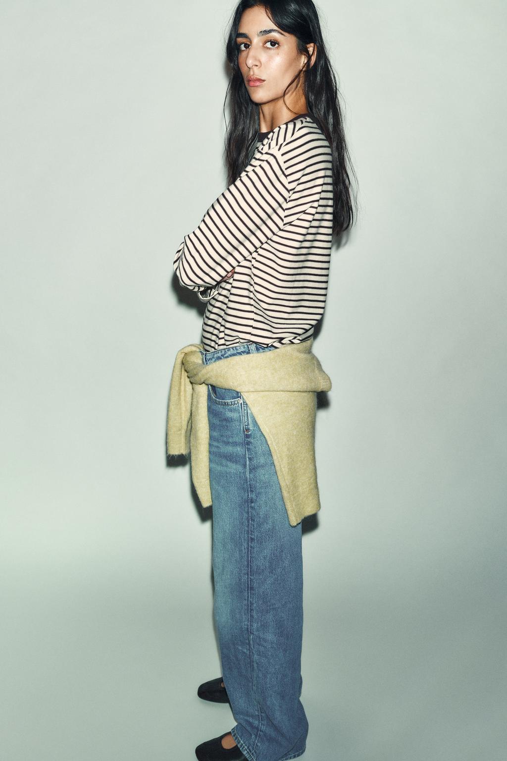 ФУТБОЛКА В ПОЛОСКУ С ДЛИННЫМИ РУКАВАМИ