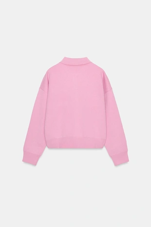 Поло из трикотажа с карманом- Заказать в России