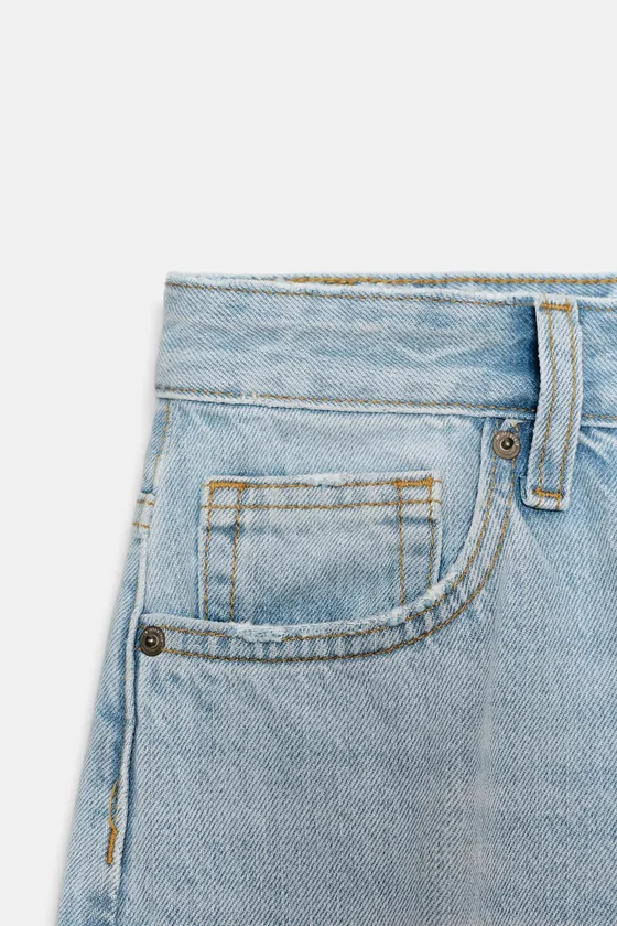 ДЖИНСЫ  С ВЫСОКОЙ ПОСАДКОЙ — коллекция Zara «ZW»