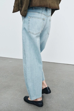 Джинсы BARREL с высокой посадкой — ZW COLLECTION- Заказать в России