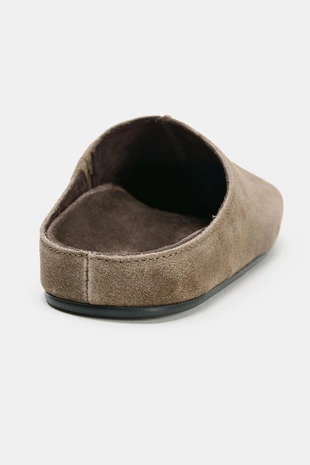 Туфли-мюли из спилка- Заказать в России