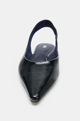 Балетки-мюли с острым носом- Заказать в России