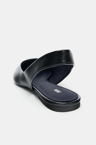 Балетки-мюли с острым носом- Заказать в России