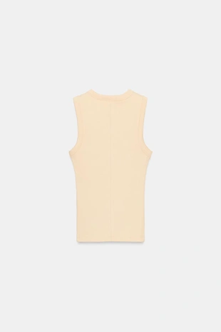 Топ в рубчик на бретелях- Заказать в России