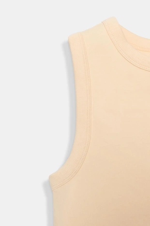 Топ в рубчик на бретелях- Заказать в России