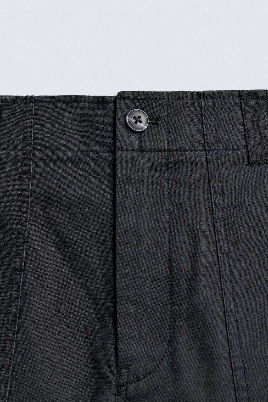 БРЮКИ STRAIGHT FIT С ЭФФЕКТОМ ПОТЕРТОСТИ