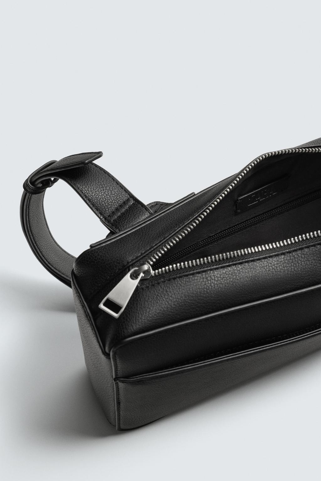 ВЕРТИКАЛЬНАЯ СУМКА С ПЛЕЧЕВЫМ РЕМНЕМ И ТЕКСТУРНОЙ ОТДЕЛКОЙ