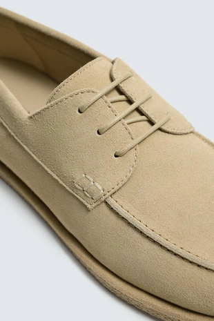 Повседневные кожаные топсайдеры- Заказать в России