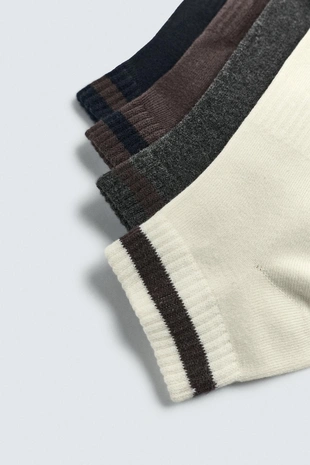 Набор из 4 пар носков в полоску- Заказать в России