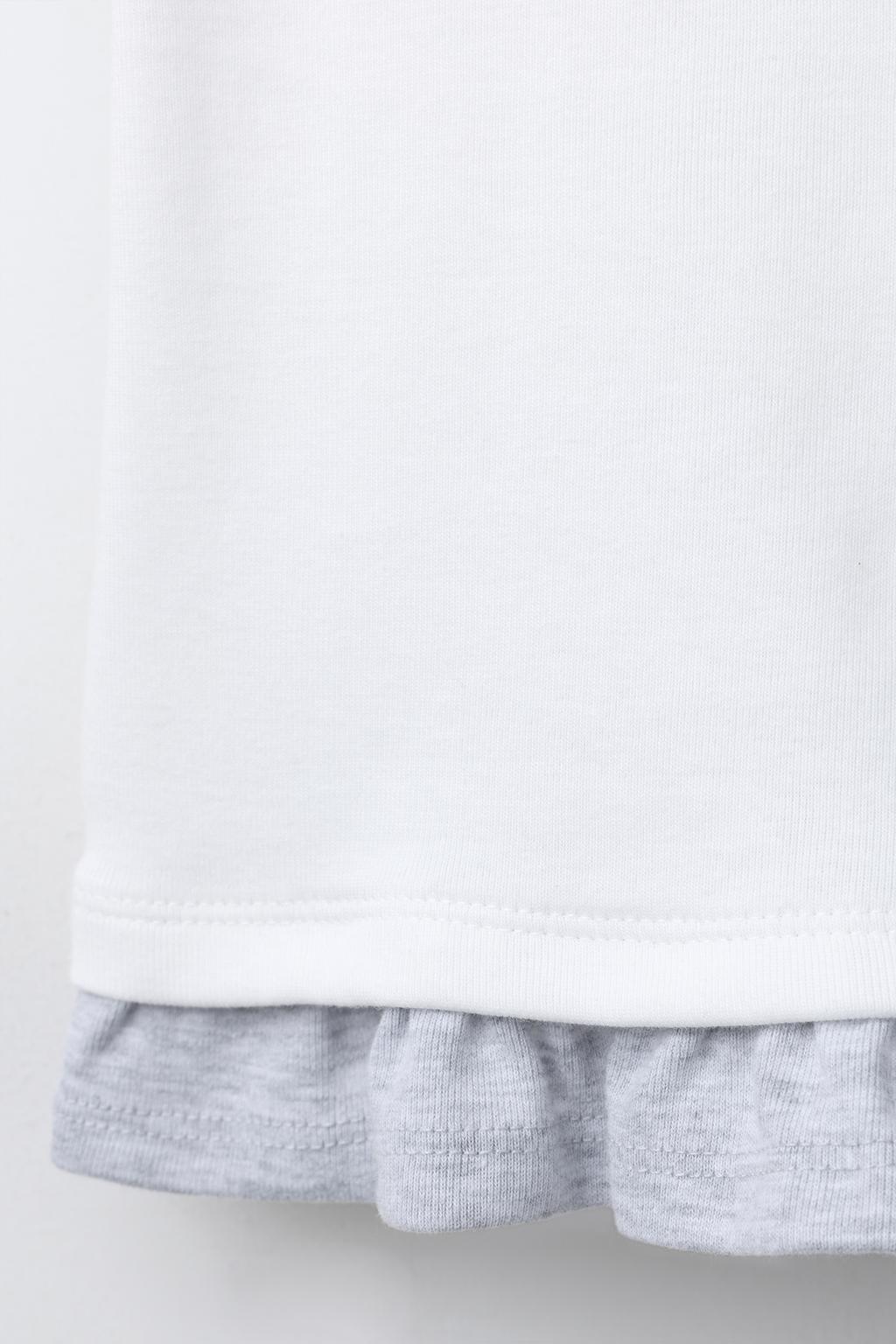 ФУТБОЛКА С ДВОЙНЫМ ВОРОТНИКОМ И ВЫШИТОЙ ЗВЕЗДОЙ