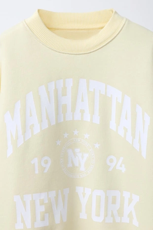 Толстовка в стиле преппи с надписью- Заказать в России