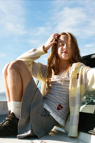 Юбка с воланами и заклепками- Заказать в России