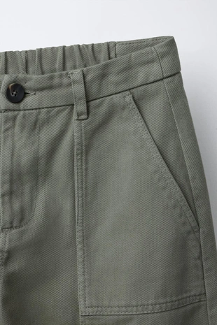 Брюки BARREL с декоративной строчкой- Заказать в России