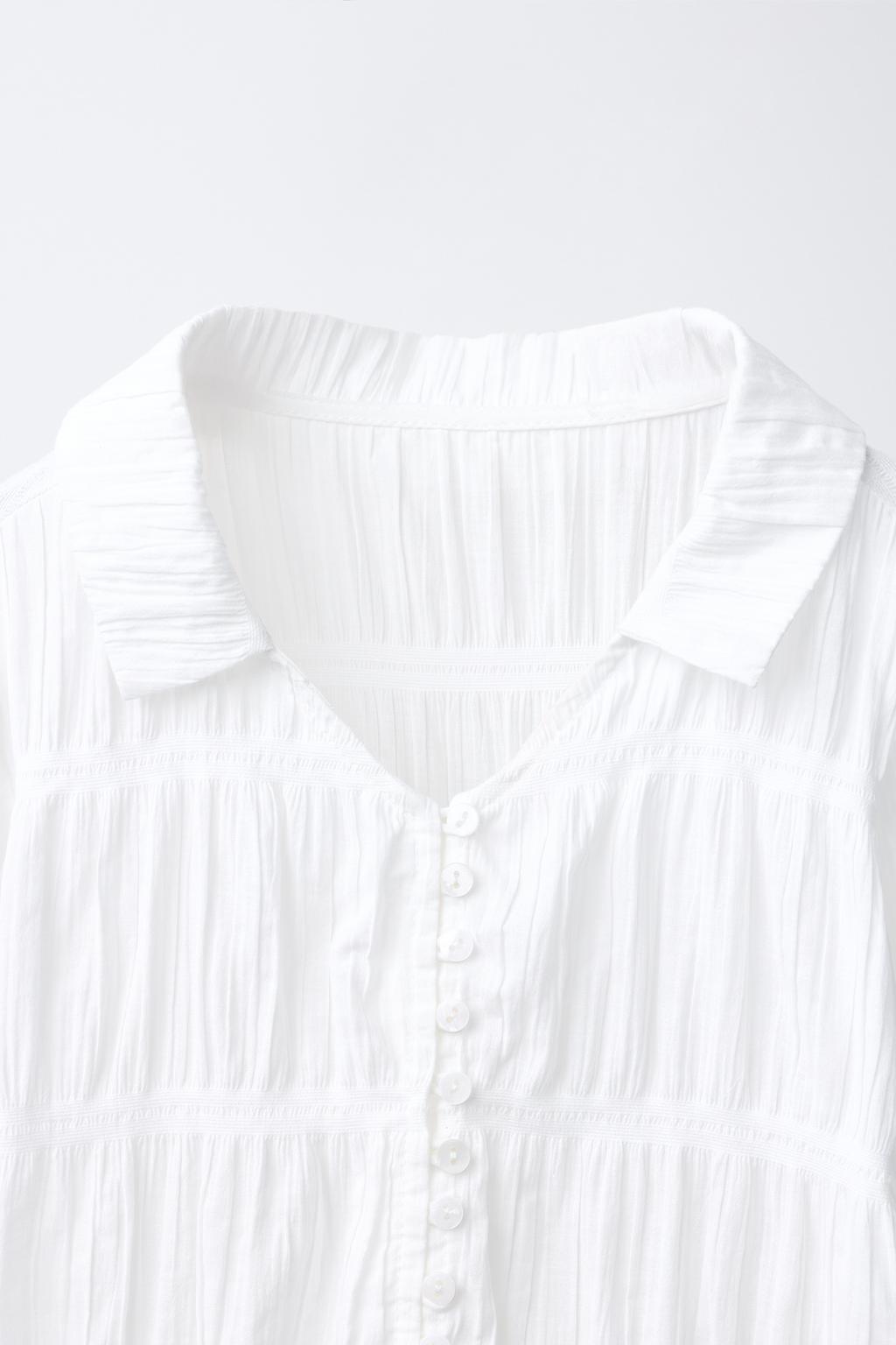 РУБАШКА С ЭЛАСТИЧНЫМИ КРОМКАМИ