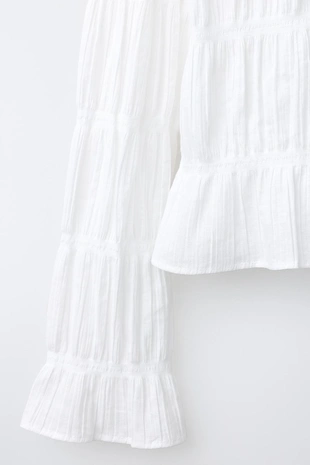 Рубашка с эластичными кромками- Заказать в России