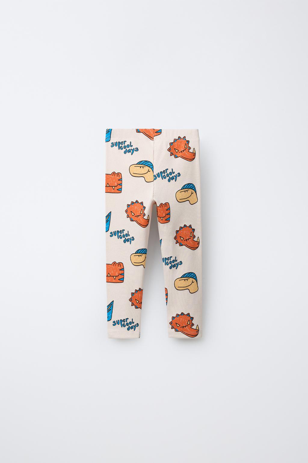 ЛЕГИНСЫ В РУБЧИК С АНИМАЛИСТИЧНЫМ ПРИНТОМ