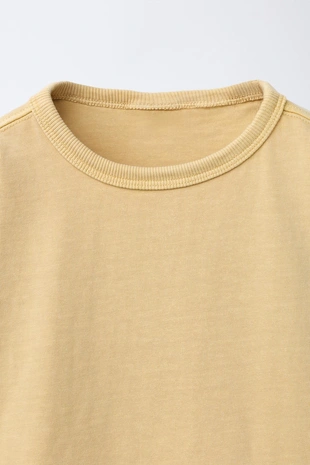 Однотонная футболка GARMENT DYE- Заказать в России