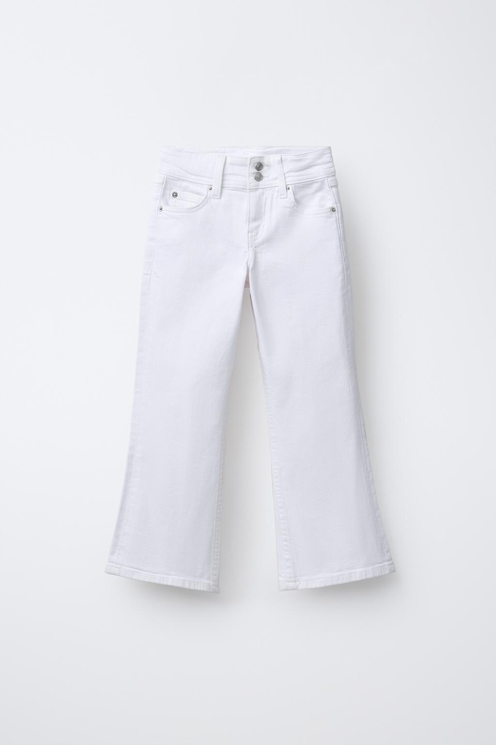 ДЖИНСЫ FLARE С ДВУМЯ ПУГОВИЦАМИ