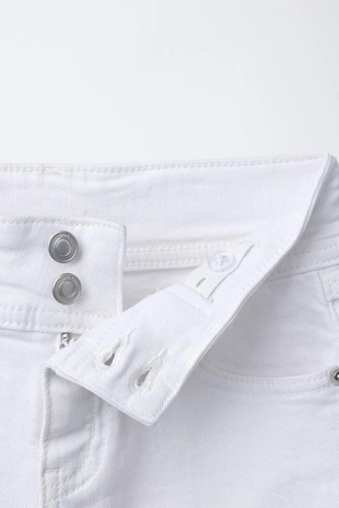 Джинсы FLARE с двумя пуговицами- Заказать в России