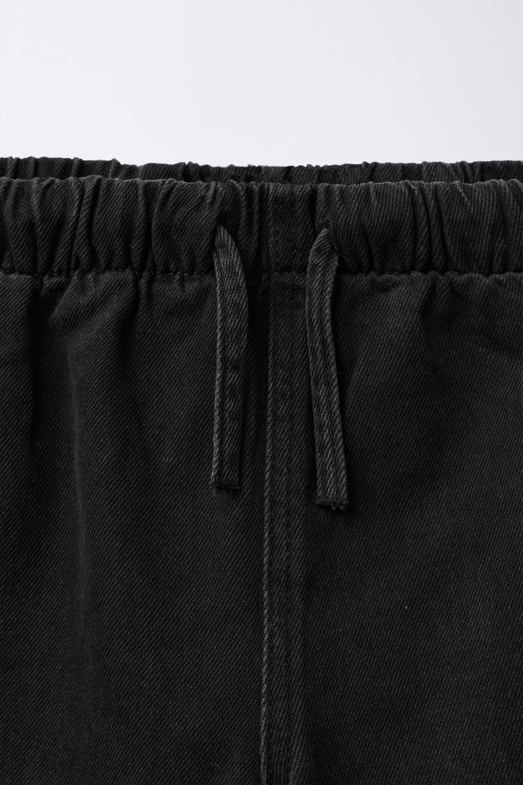 ДЖИНСЫ WIDE LEG СО ШНУРКАМИ