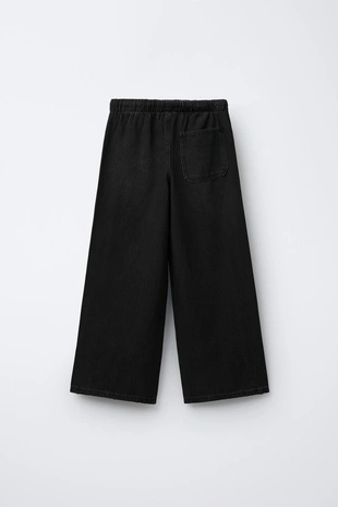 Джинсы WIDE LEG со шнурками- Заказать в России