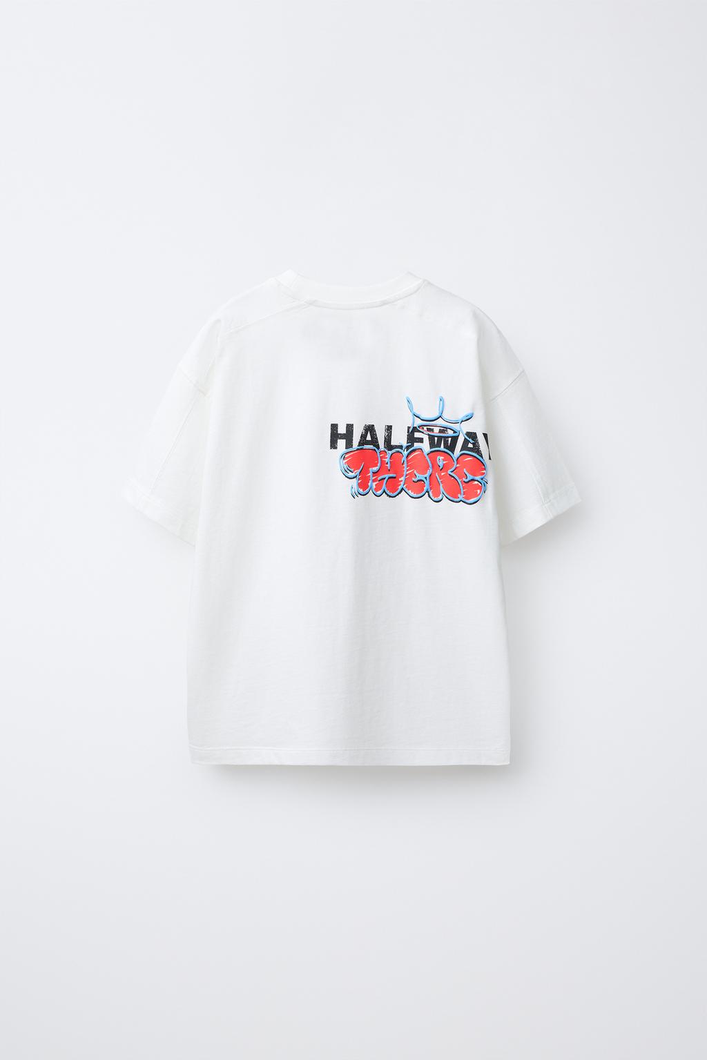 ФУТБОЛКА С ПРИНТОМ ГРАФФИТИ