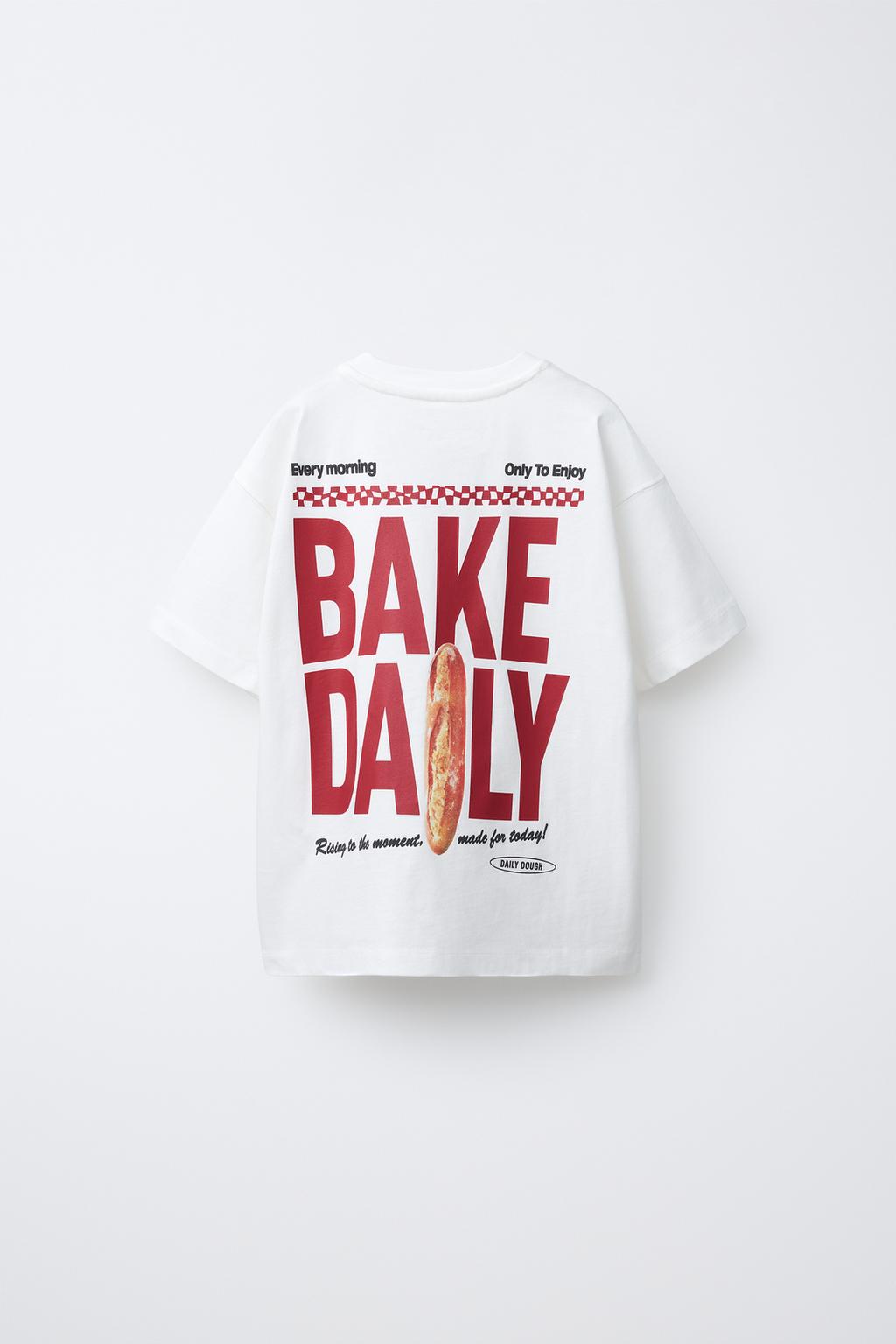 ФУТБОЛКА С ПРИНТОМ «БАГЕТ»