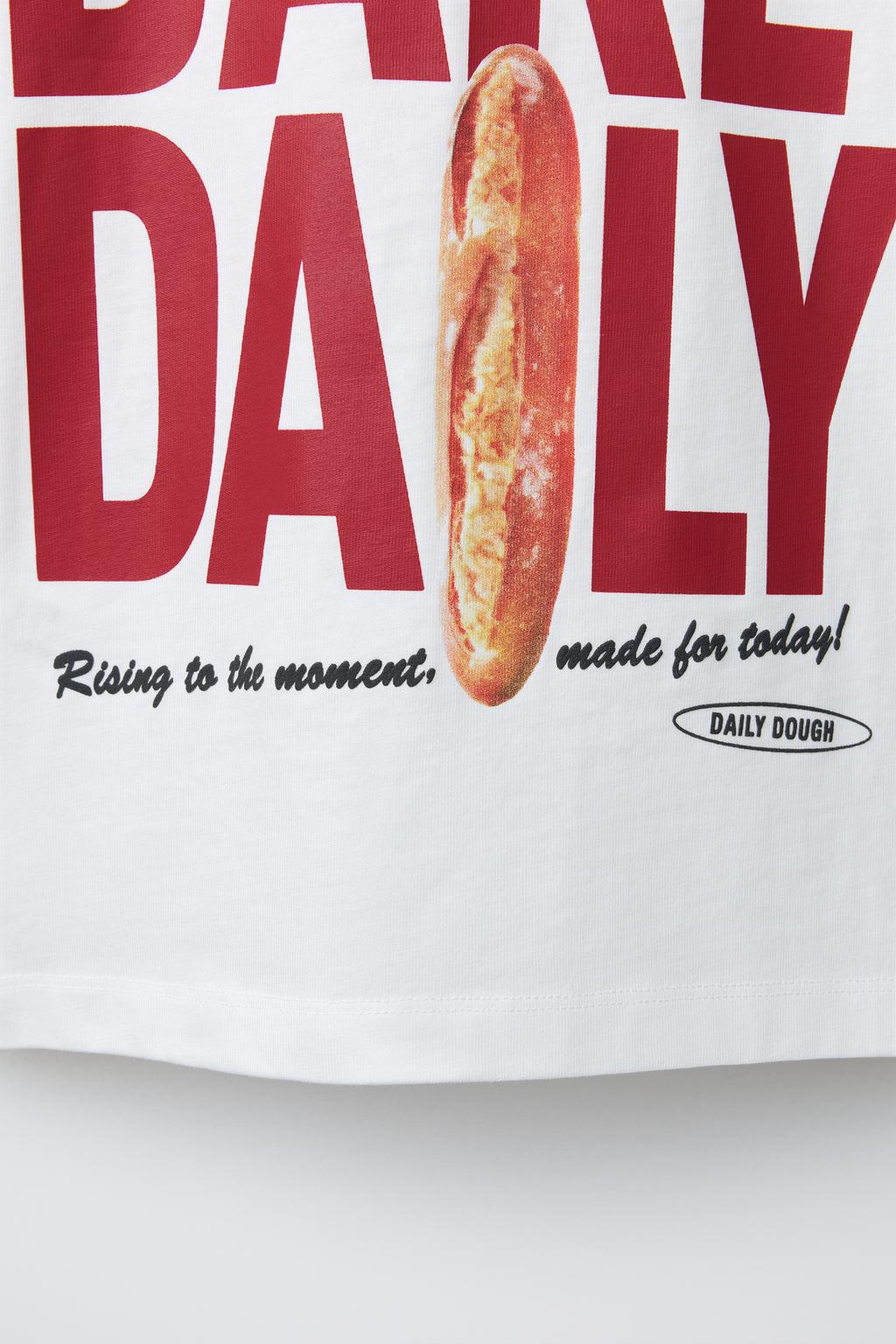 ФУТБОЛКА С ПРИНТОМ «БАГЕТ»