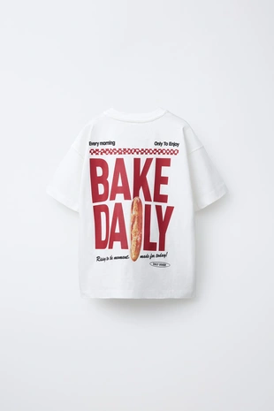 Футболка с принтом «багет»- Заказать в России