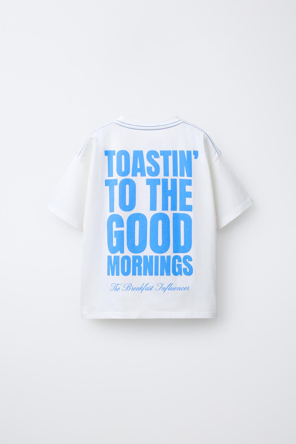 ФУТБОЛКА С ПРИНТОМ «ТОСТ»