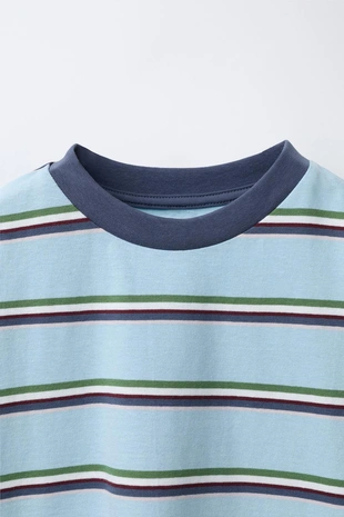 Футболка с принтом в полоску- Заказать в России