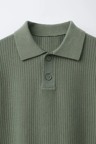 Базовое поло в рубчик