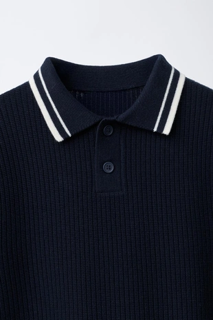 Базовое поло в рубчик