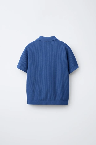 Базовое поло в рубчик- Заказать в России