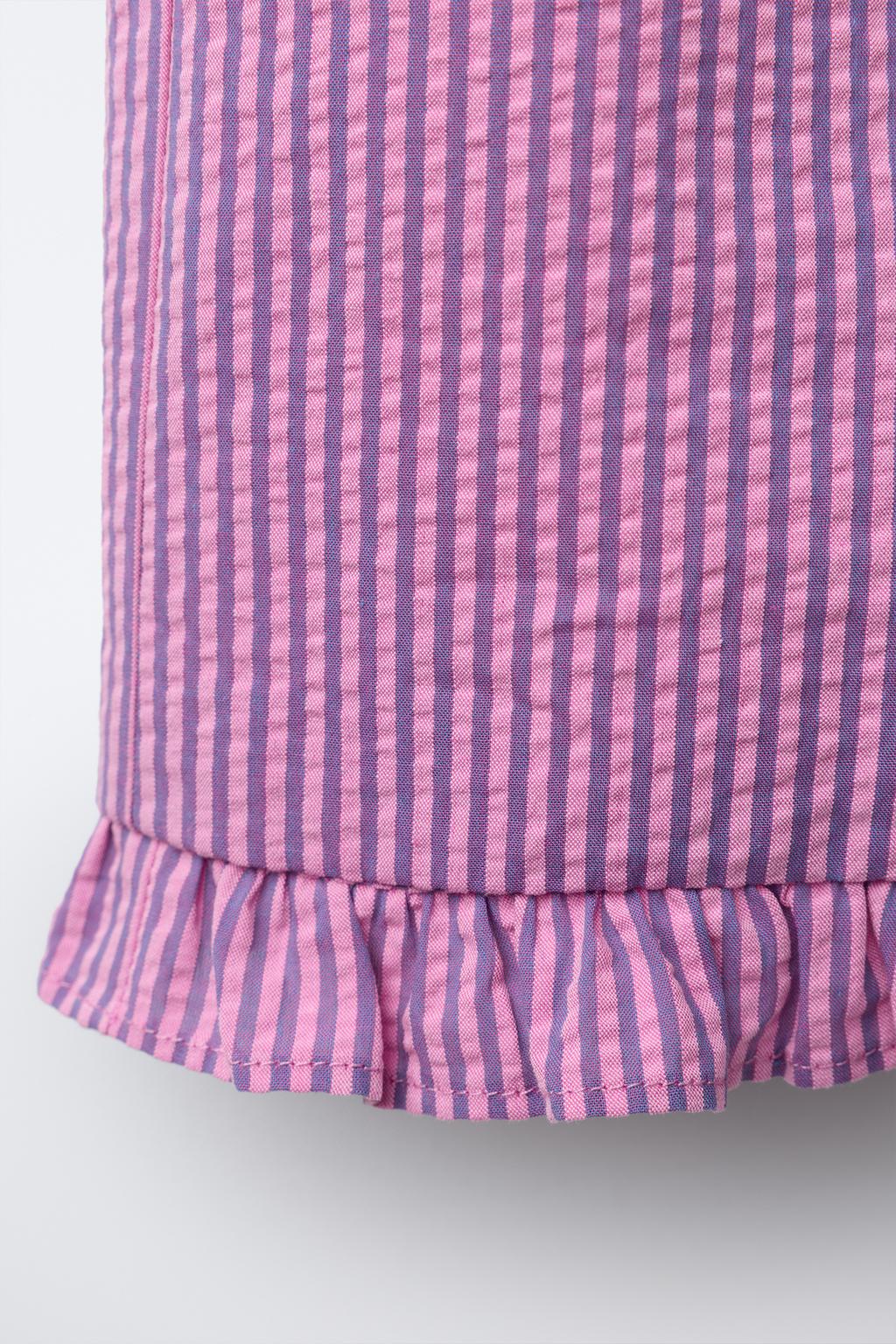 БРЮКИ-КЮЛОТЫ В ПОЛОСКУ С СЕРДЦЕМ