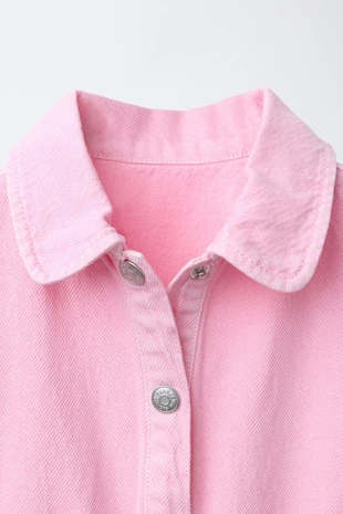 Комбинезон из твила с карманами-сердечками- Заказать в России