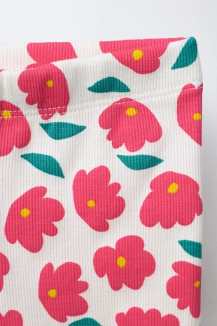 Комплект из футболки и велосипедных легинсов с принтом- Заказать в России