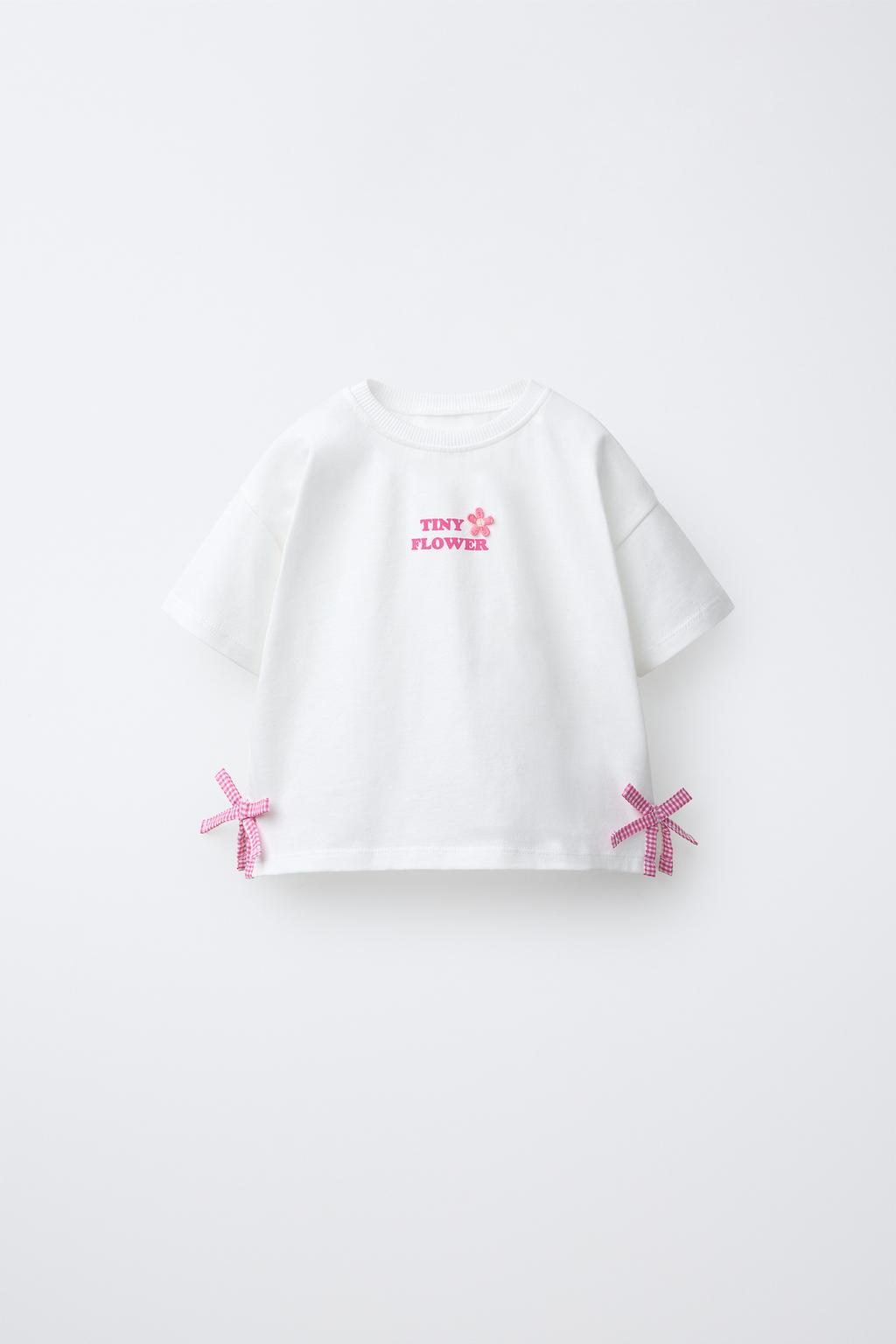 ФУТБОЛКА С БАНТАМИ В КЛЕТКУ ВИШИ