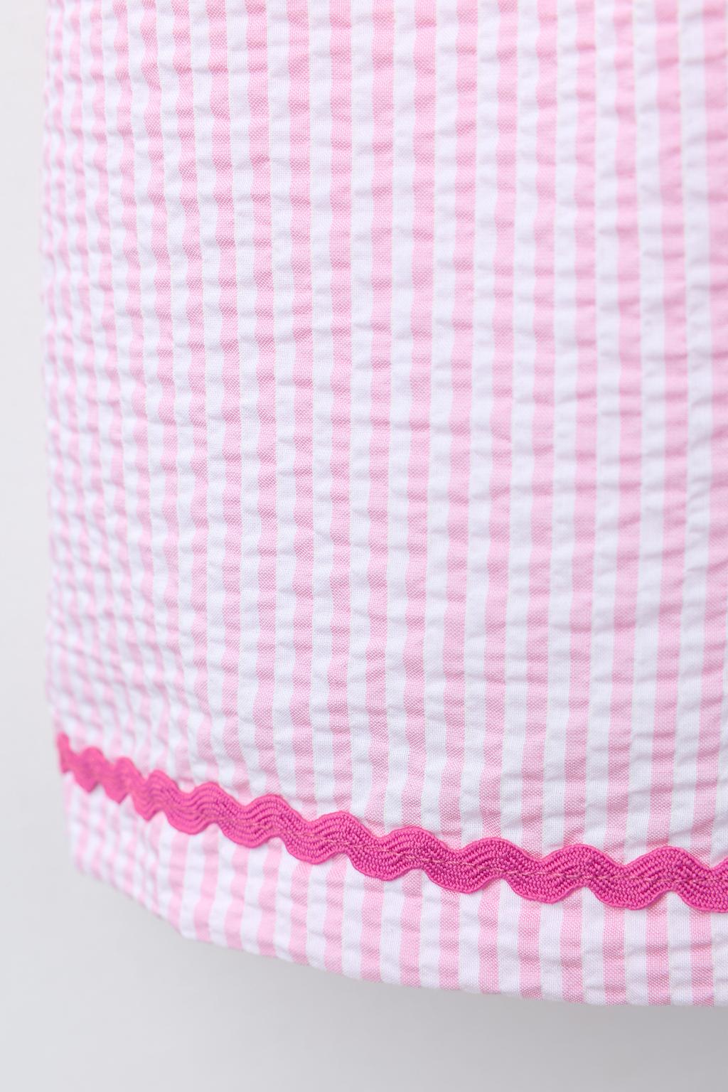 КОМБИНИРОВАННОЕ ПЛАТЬЕ ИЗ ЖАТОЙ ТКАНИ С ПРИНТОМ