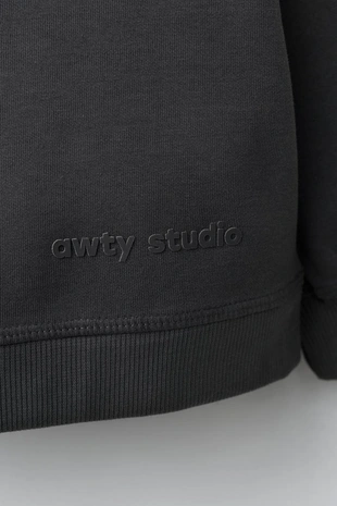 Однотонная толстовка интерлок- Заказать в России