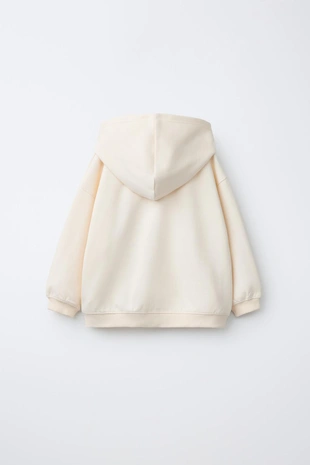 Толстовка на молнии с рельефным текстом и эффектом INTERLOCK- Заказать в России