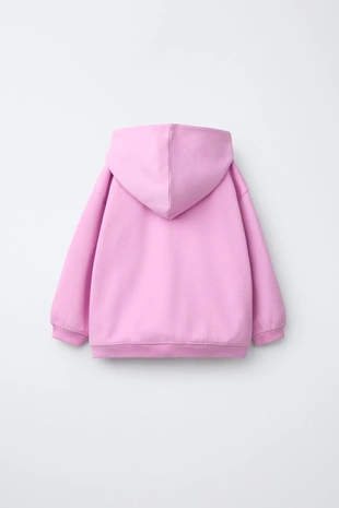 Толстовка на молнии с рельефным текстом и эффектом INTERLOCK- Заказать в России