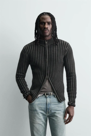 Куртка в рубчик- Заказать в России