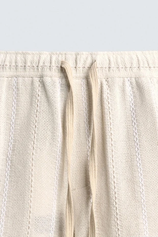 Бермуды с геометрическим жаккардовым узором- Заказать в России