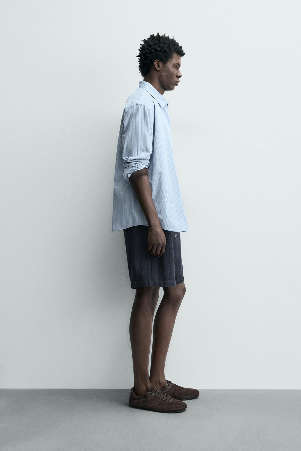 Бермуды с геометрическим жаккардовым узором