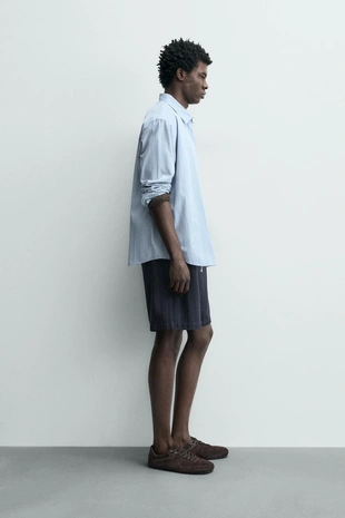 Бермуды с геометрическим жаккардовым узором- Заказать в России